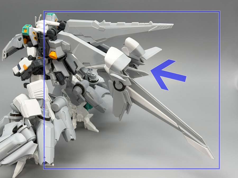 HGアリュゼウスのガンプラレビュー画像です