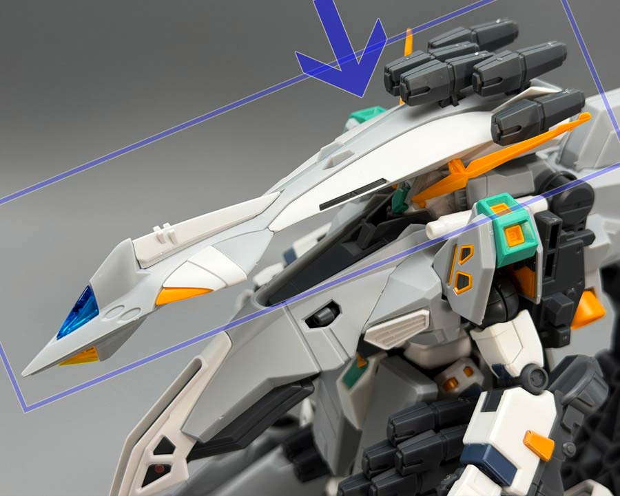 HGアリュゼウスのガンプラレビュー画像です