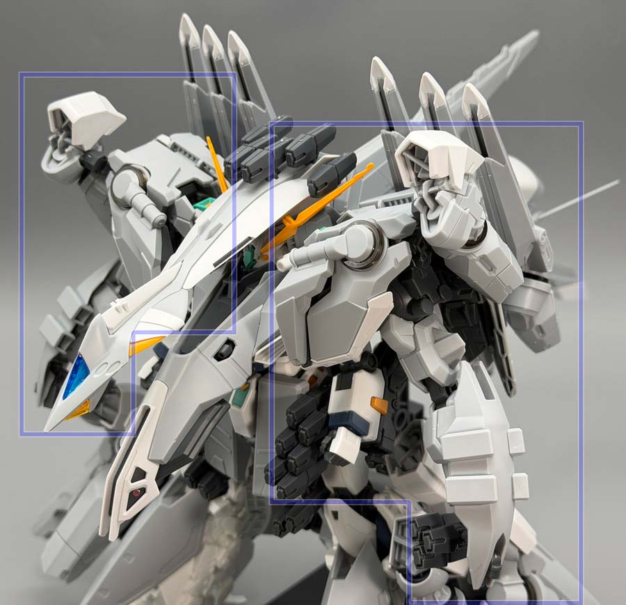 HGアリュゼウスのガンプラレビュー画像です
