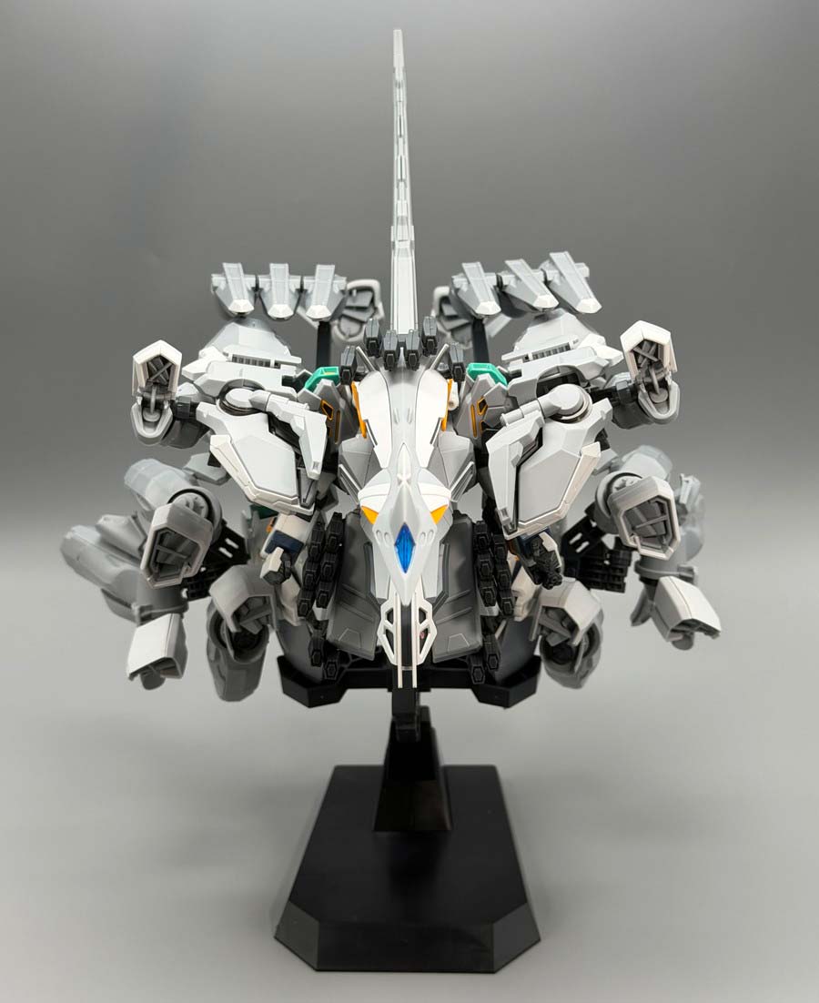 HGアリュゼウス（フライト・フォーム）のガンプラレビュー画像です