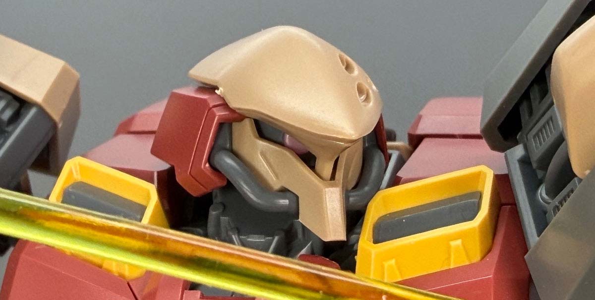 HGメッサーM01型（ガウマン機）のガンプラレビュー画像です