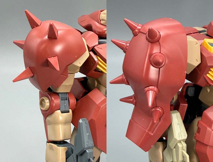 HGメッサーM01型（ガウマン機）のガンプラレビュー画像です