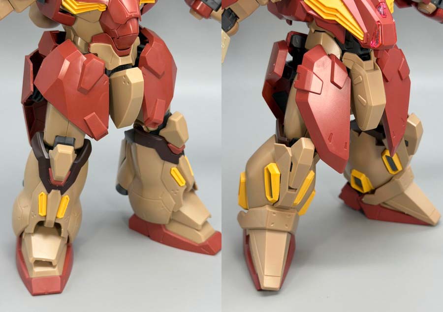 HGメッサーM01型（ガウマン機）のガンプラレビュー画像です