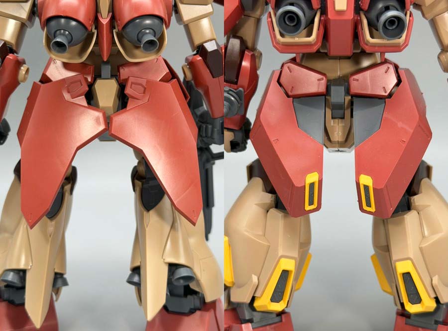 HGメッサーM01型（ガウマン機）のガンプラレビュー画像です