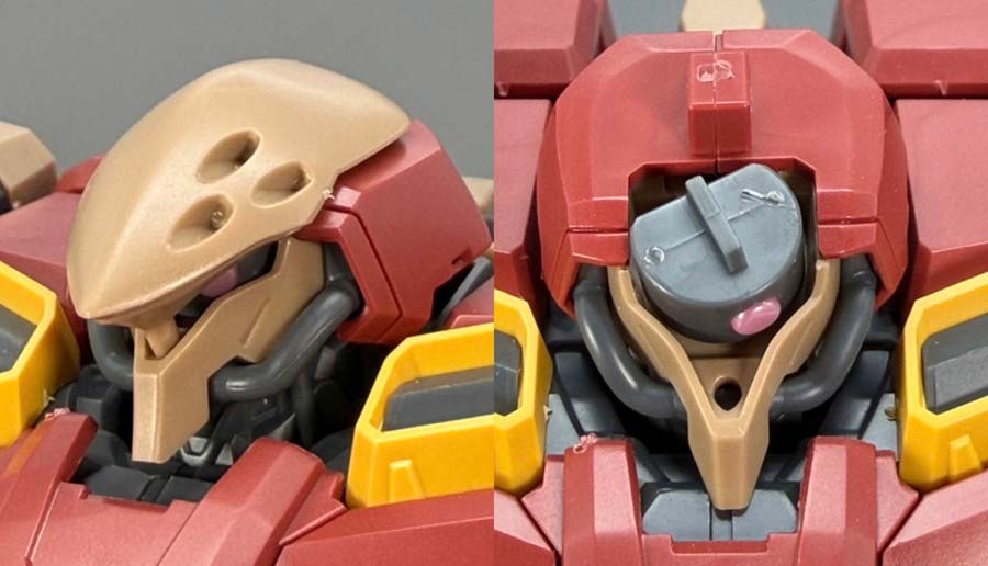 HGメッサーM01型（ガウマン機）のガンプラレビュー画像です