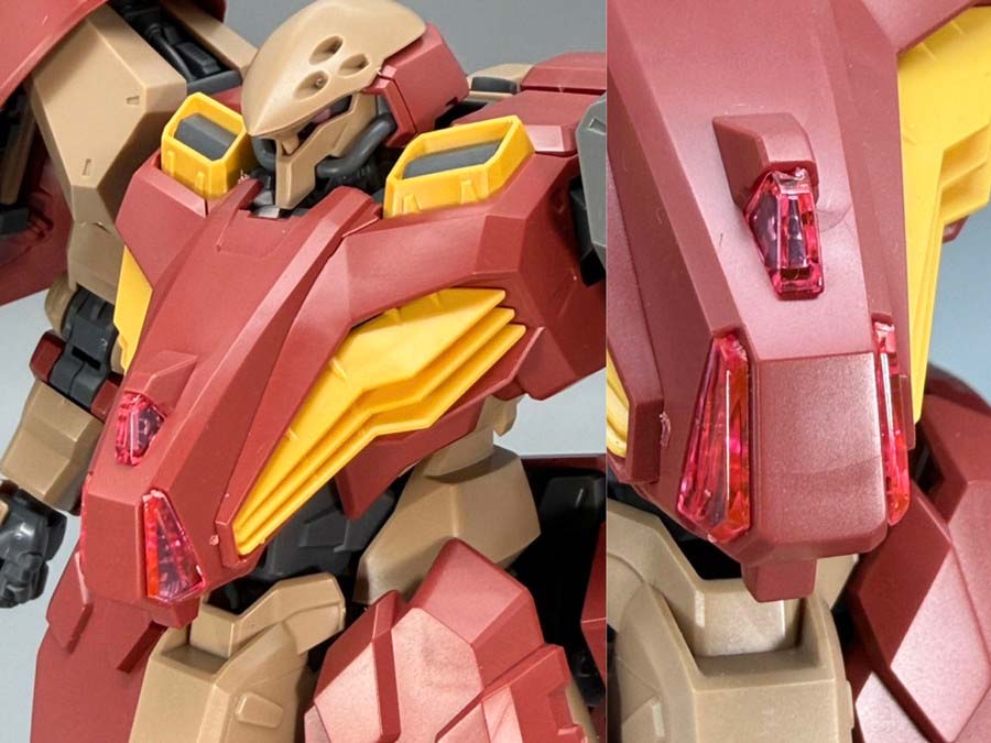 HGメッサーM01型（ガウマン機）のガンプラレビュー画像です
