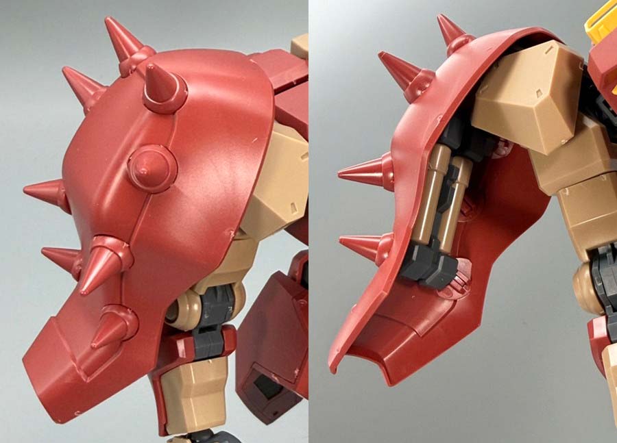 HGメッサーM01型（ガウマン機）のガンプラレビュー画像です