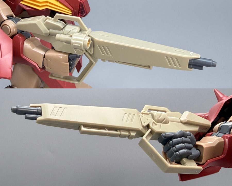 HGメッサーM01型（ガウマン機）のガンプラレビュー画像です