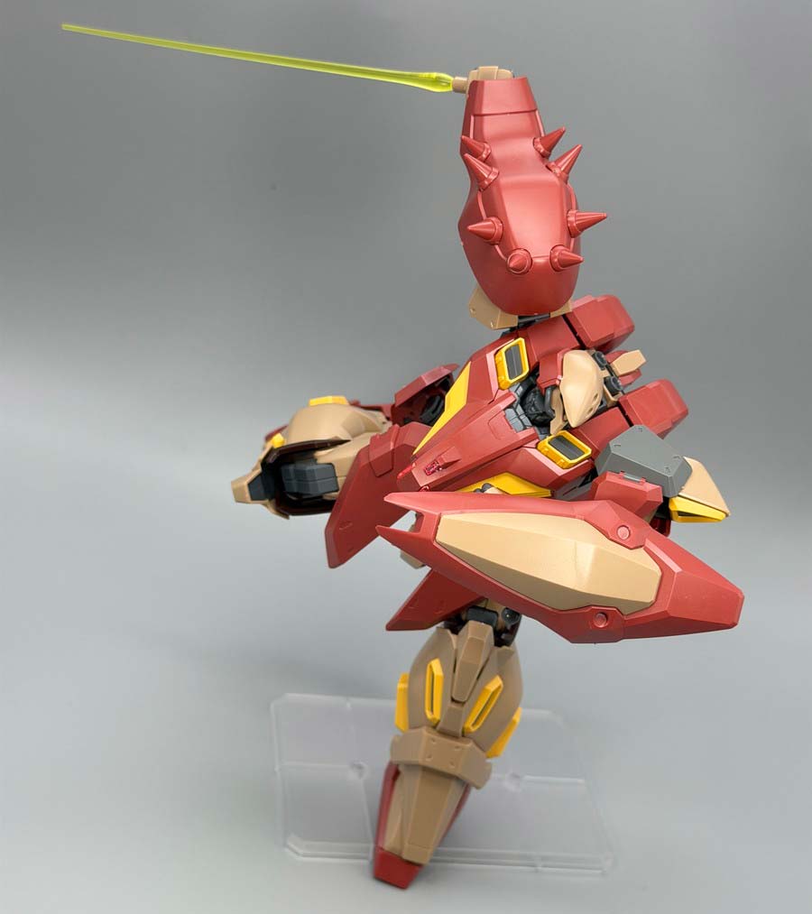 HGメッサーM01型（ガウマン機）のガンプラレビュー画像です
